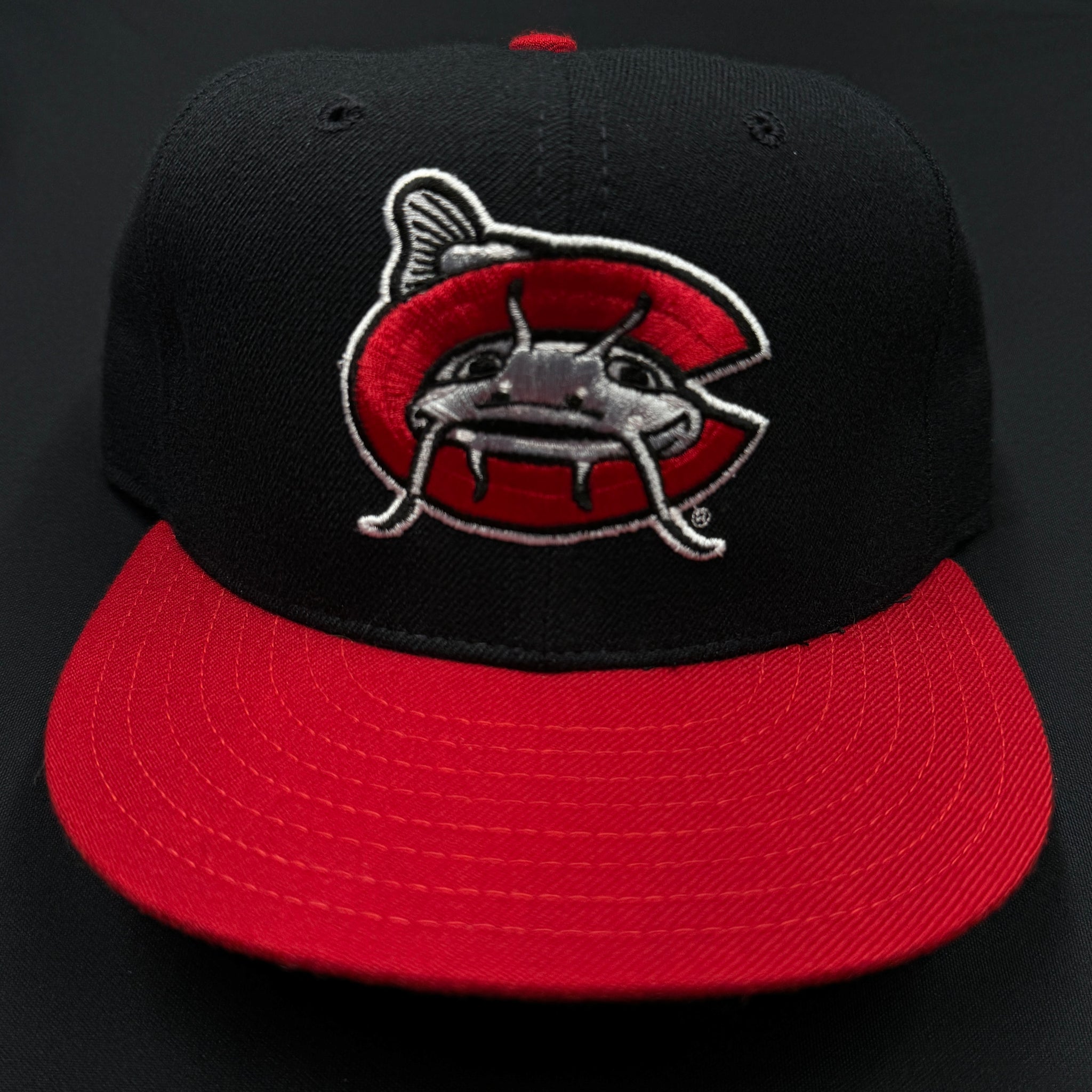 Casquette Baseball Ajustée Syracuse Chiefs – New Era – Vintage 90s – Rouge – Taille 7 1/8