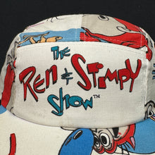 Load image into Gallery viewer, Vintage 1992 Ren &amp; Stimpy 5 Panel Strapback Hat