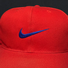 Load image into Gallery viewer, Vintage Nike Swoosh Red Logo Snapback Hat