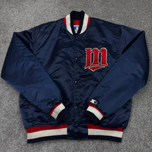 Load image into Gallery viewer, Vintage Minnesota Twins Starter Satin Jacket L