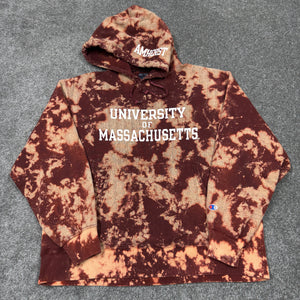 Vintage Umass Amherst Custom Champion Hoodie Sweatshirt XL