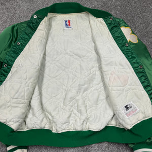 Vintage Boston Celtics Green Starter Satin Jacket XL