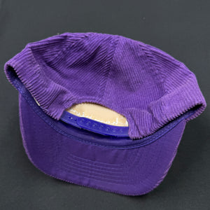 Vintage Champion Purple Corduroy Snapback Hat