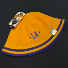 Load image into Gallery viewer, Vintage Los Angeles Lakers Nike Bucket Hat M/L NWT