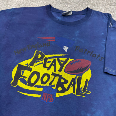 Vintage New England Patriots Play Football Shirt XL/2XL