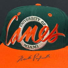 Load image into Gallery viewer, Vintage Miami Hurricanes Wool Circle Snapback Hat