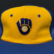 Load image into Gallery viewer, Vintage Milwaukee Brewers SS Trucker Snapback Hat