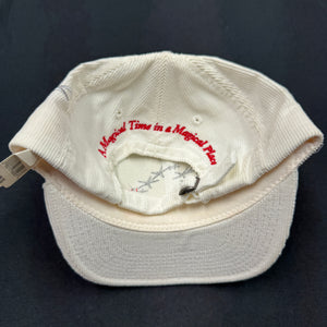 Vintage Walt Disney World Corduroy Snapback Hat NWT