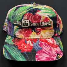 Load image into Gallery viewer, Vintage Walt Disney World Floral Snapback Hat