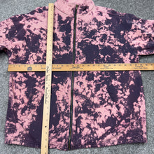Load image into Gallery viewer, Vintage Custom Dyed Zip Up Sweatshirt L