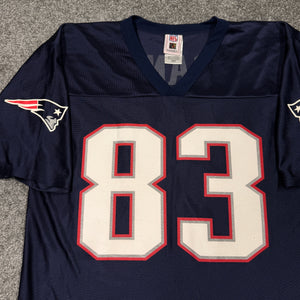 Vintage Deion Branch New England Patriots Jersey M