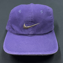 Load image into Gallery viewer, Vintage Nike Swoosh Purple Strapback Hat