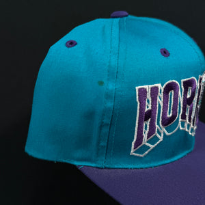 Vintage Charlotte Hornets G-Cap Wave Snapback Hat