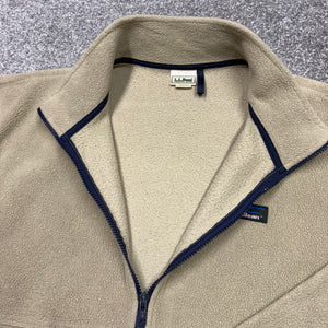 Vintage LL Bean Fleece Zip Up Jacket XLT