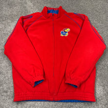Load image into Gallery viewer, Vintage Kansas Jayhawks Reversible Fleece Jacket XL/2XL