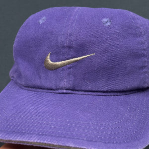Vintage Nike Swoosh Purple Strapback Hat