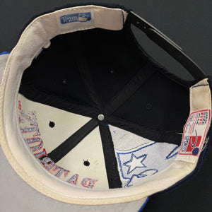 Vintage New England Patriots Black SS Laser Snapback Hat