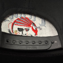 Load image into Gallery viewer, Portland Pirates Black Twill Snapback Hat