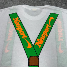 Load image into Gallery viewer, Vintage Newport Cigarettes Suspenders Shirt S/M