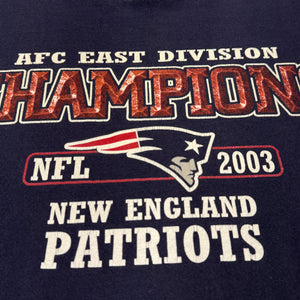 Vintage 2003 New England Patriots AFC East Champions Shirt L/XL