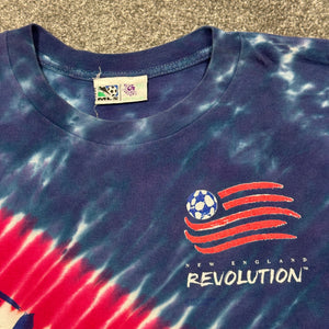 Vintage New England Revolution Tie Dye Shirt L/XL