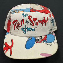 Load image into Gallery viewer, Vintage 1992 Ren &amp; Stimpy 5 Panel Strapback Hat