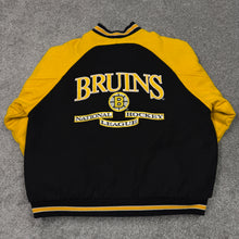 Load image into Gallery viewer, Vintage Boston Bruins Logo Athletic Bomber Jacket L
