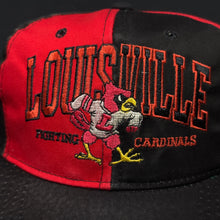 Load image into Gallery viewer, Vintage Louisville Cardinals Pinwheel Snapback Hat