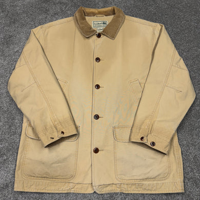 Vintage LL Bean Tan Chore Jacket XL