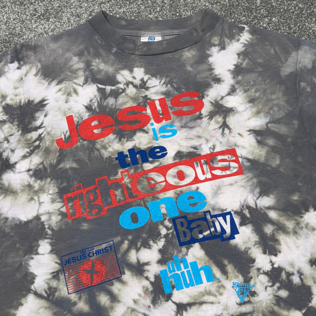 Vintage Jesus Pepsi Parody Custom Dyed Shirt XS