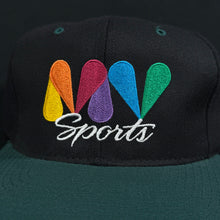 Load image into Gallery viewer, MV Sports Black Green Snapback Hat