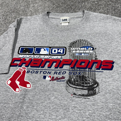 2004 Boston Red Sox World Series Champions Shirt S/M