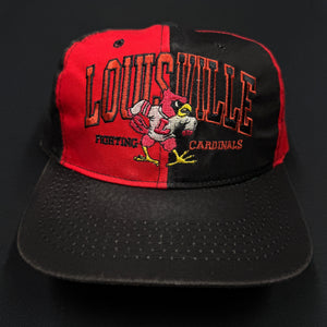 Vintage Louisville Cardinals Pinwheel Snapback Hat