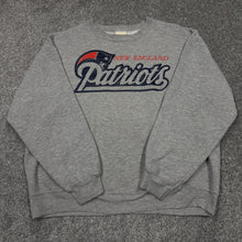 Load image into Gallery viewer, Vintage New England Patriots Gray Sweatshirt Women's S/M