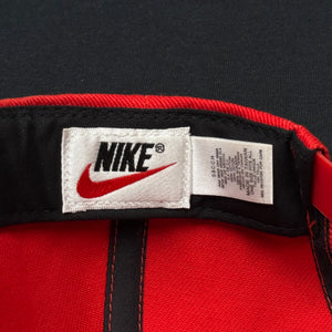 Vintage Nike Swoosh Red Logo Snapback Hat