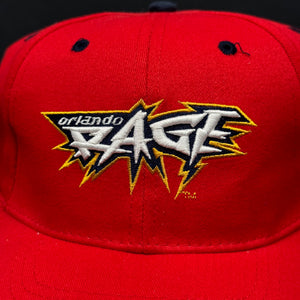 Vintage Orlando Rage XFL Football Strapback Hat NWT