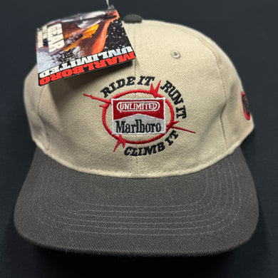 Vintage Marlboro Unlimited Strapback Hat NWT