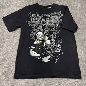 Vintage Popeye Wckd Smoke Shirt L