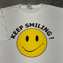 Load image into Gallery viewer, Vintage Keep Smiling Face Shirt XL