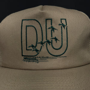 Vintage Ducks Unlimited Beige Snapback Hat