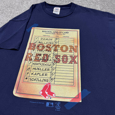 2004 Boston Red Sox Line-Up Shirt XS/S