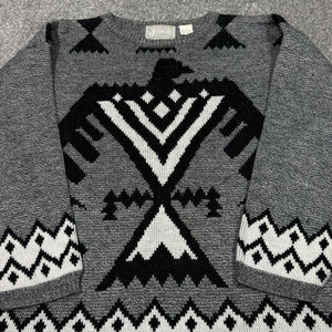 Vintage Patterned Sweater Women’s M