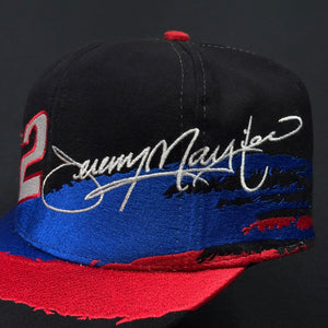 Vintage Jeremy Mayfield Mobil 1 Racing NASCAR Snapback Hat