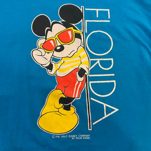 Vintage Mickey Mouse Florida Shirt M