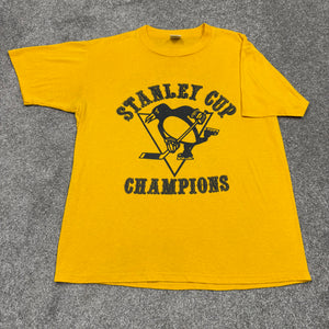 Vintage 1991 Pittsburgh Penguins Stanley Cup Champions Shirt S/M