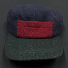 Load image into Gallery viewer, Vintage Wool Five Panel Pocket Strapback Hat
