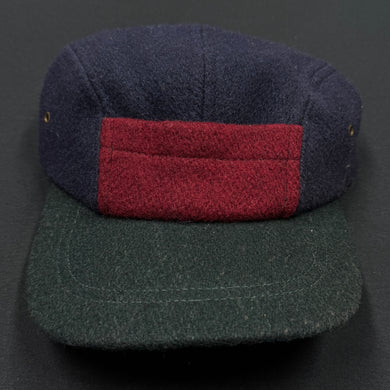Vintage Wool Five Panel Pocket Strapback Hat
