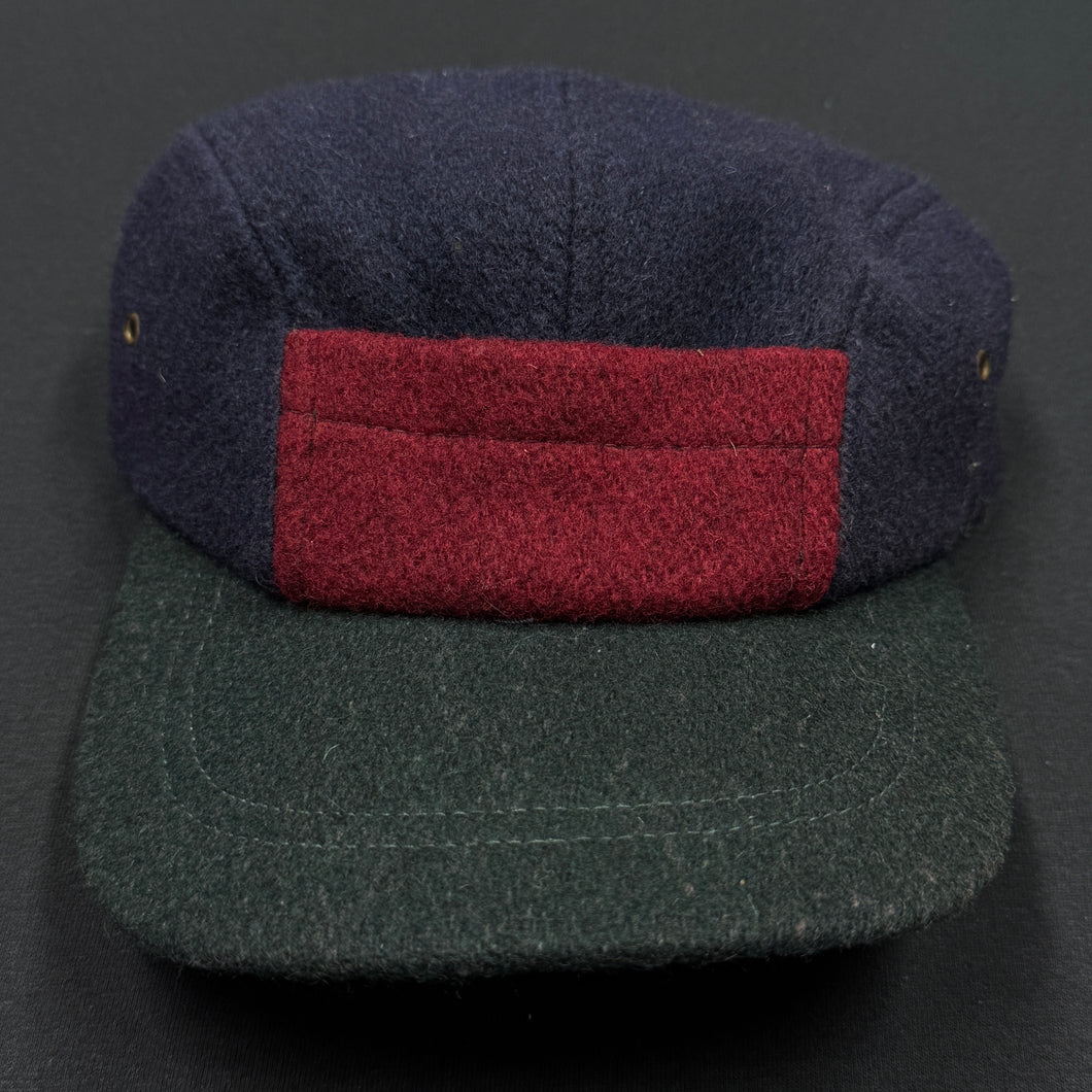 Vintage Wool Five Panel Pocket Strapback Hat