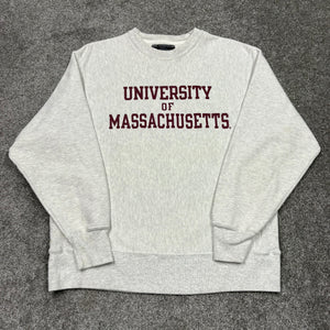Vintage UMass Amherst Champion Reverse Weave Sweatshirt M