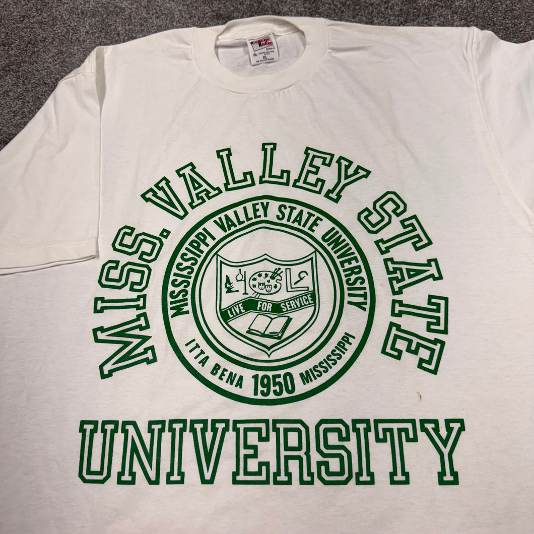 Vintage Mississippi Valley State University Shirt L/XL NWT